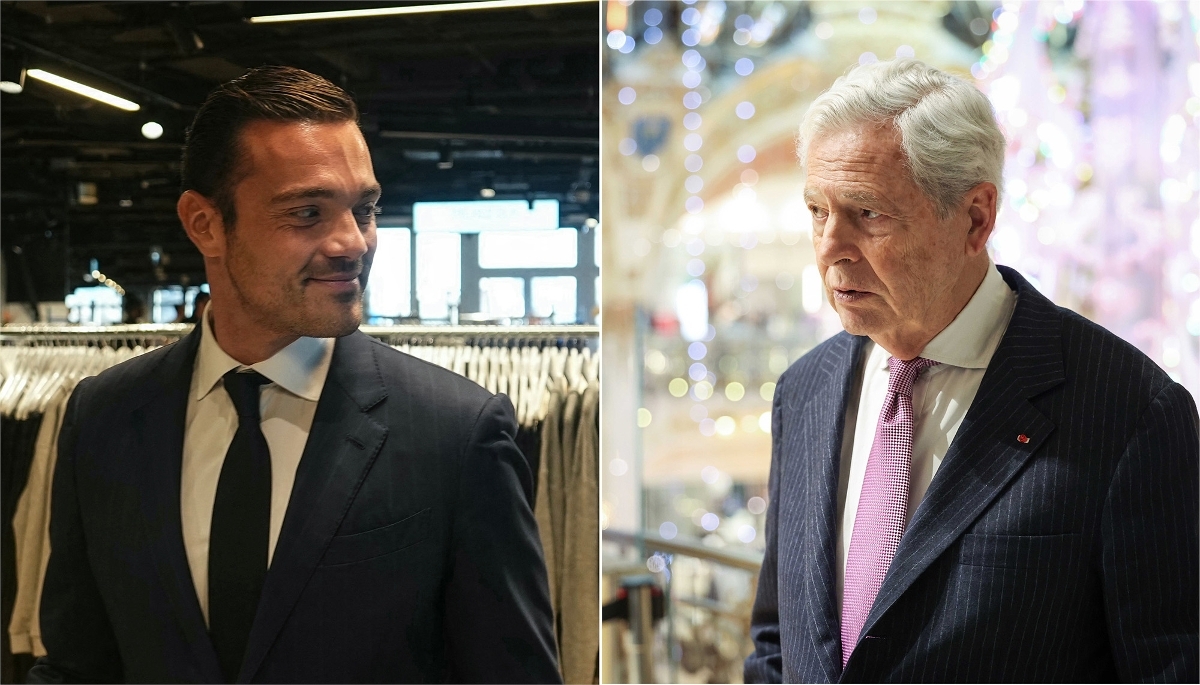 Frédéric Merlin (à g.) et Philippe Houzé.