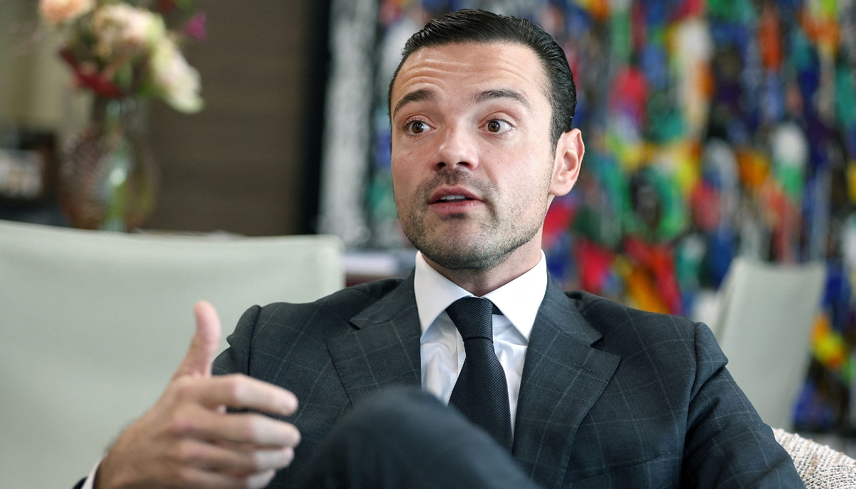 Frédéric Merlin, patron du BHV, ici à Lyon, le 25 novembre 2025. 
