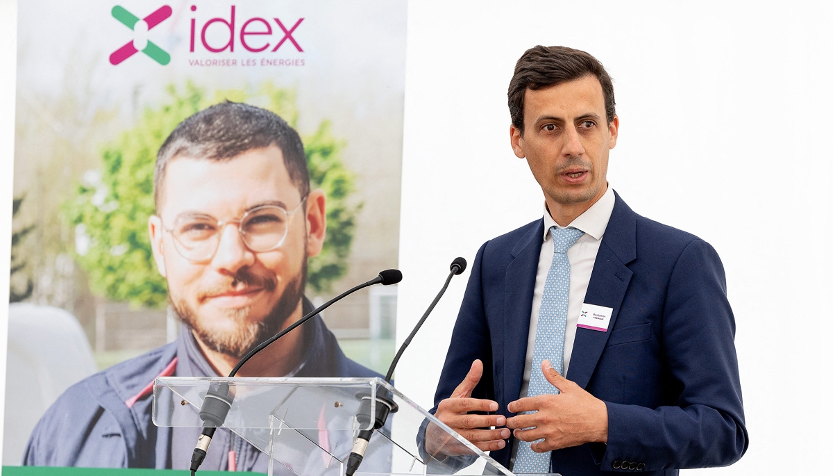 Benjamin Fremaux, président du groupe Idex, le 24 mai 2024, à Renescure (Nord). 