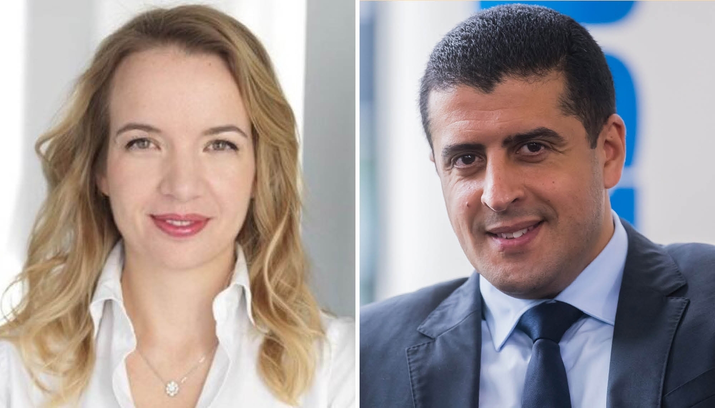 Diane Galbe et Nourdine Bihmane.