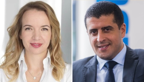Diane Galbe et Nourdine Bihmane.