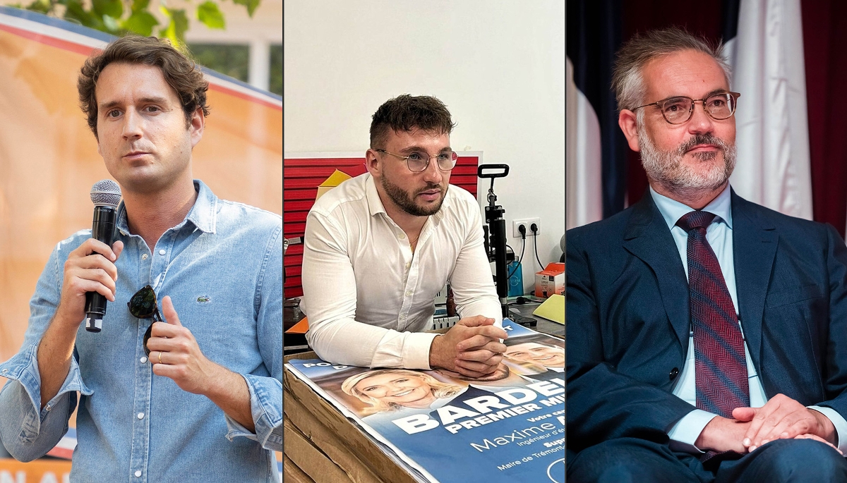 De g. à dr. : Charles-Henri Gallois, Maxime Amblard, Guillaume Bigot.