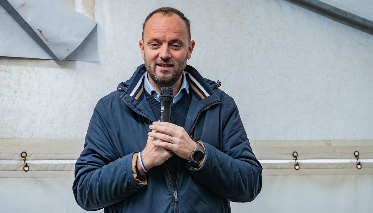 Thomas Gassilloud,  le 20 octobre 2025, à Saint-Martin-en-Haut (Rhône).