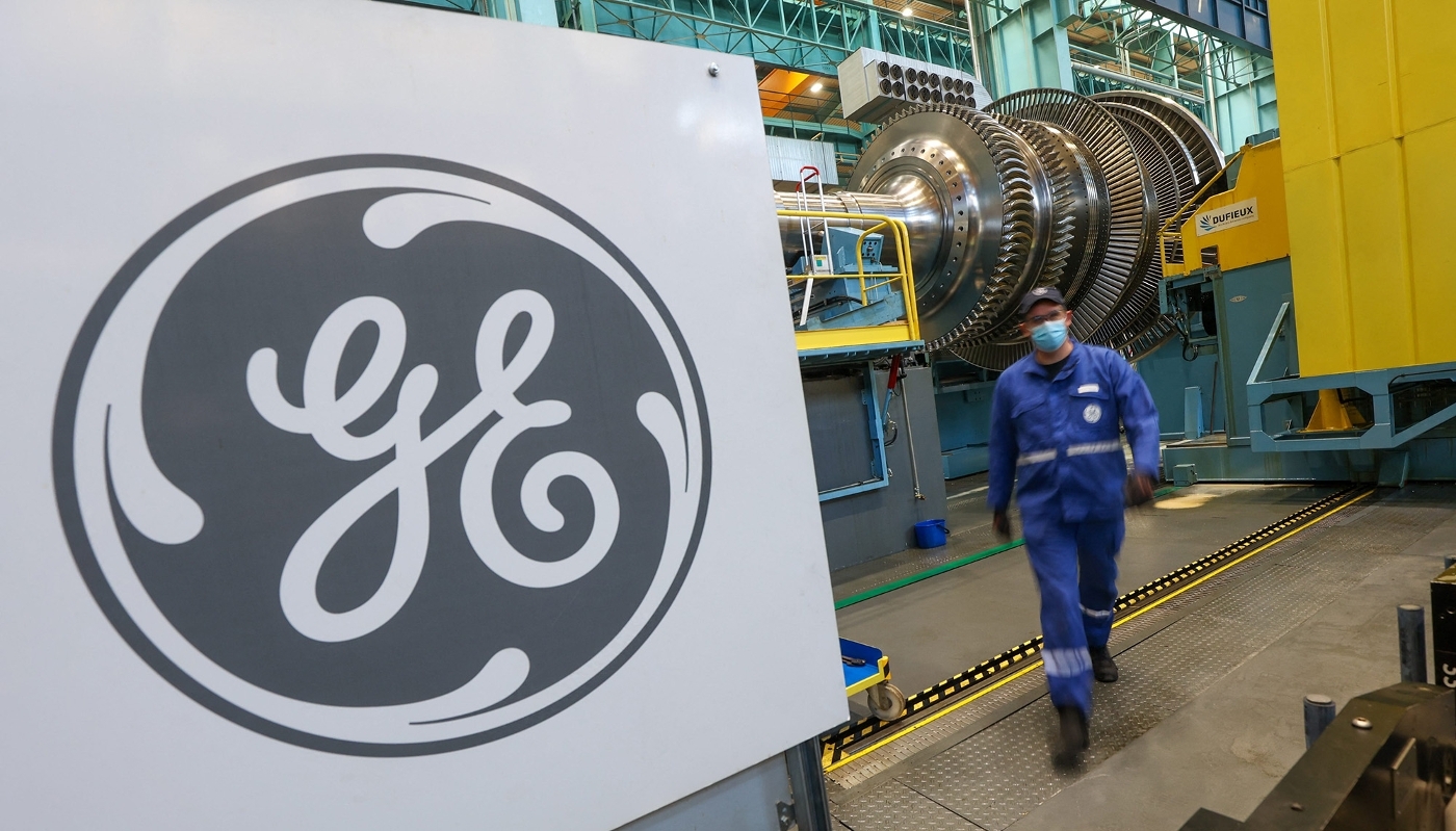 Dans les ateliers de l'usine belfortaine de GE Steam Power, filiale regroupant les activités nucléaires de General Electric.