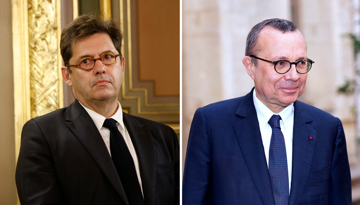 Les préfets Georges-François Leclerc et Pierre-André Durand.