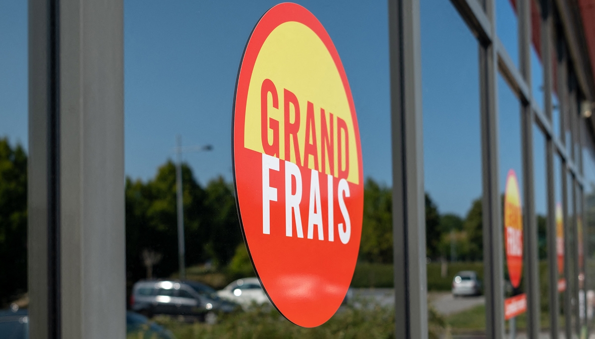 Vue d'une enseigne Grand Frais, à Rambouillet, dans les Yvelines, le 11 août 2025. 
