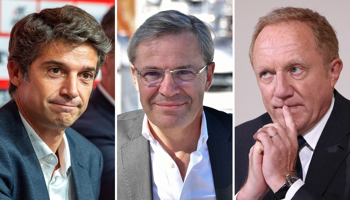 Alban Greget, Hervé Gastinel et François-Henri Pinault.