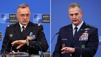 Admiral Pierre Vandier, Supreme Allied Commander Transformation, and his American counterpart, General Alexus G. Grynkewich, Supreme Allied Commander Europe.