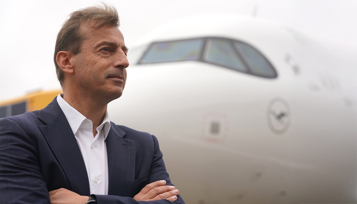 Guillaume Faury, le PDG d'Airbus et président de l'ASD, à Hambourg en mai 2023.