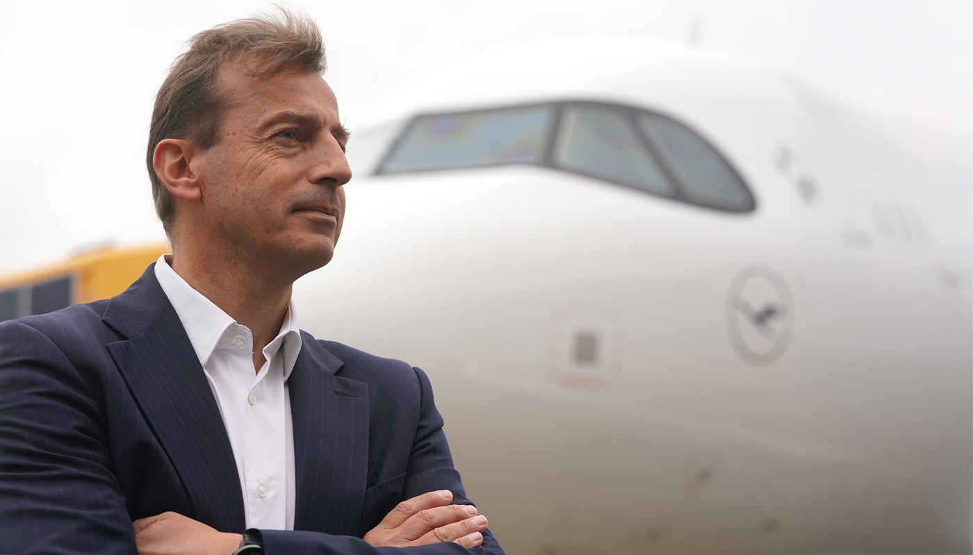 Guillaume Faury, le PDG d'Airbus et président de l'ASD, à Hambourg en mai 2023.