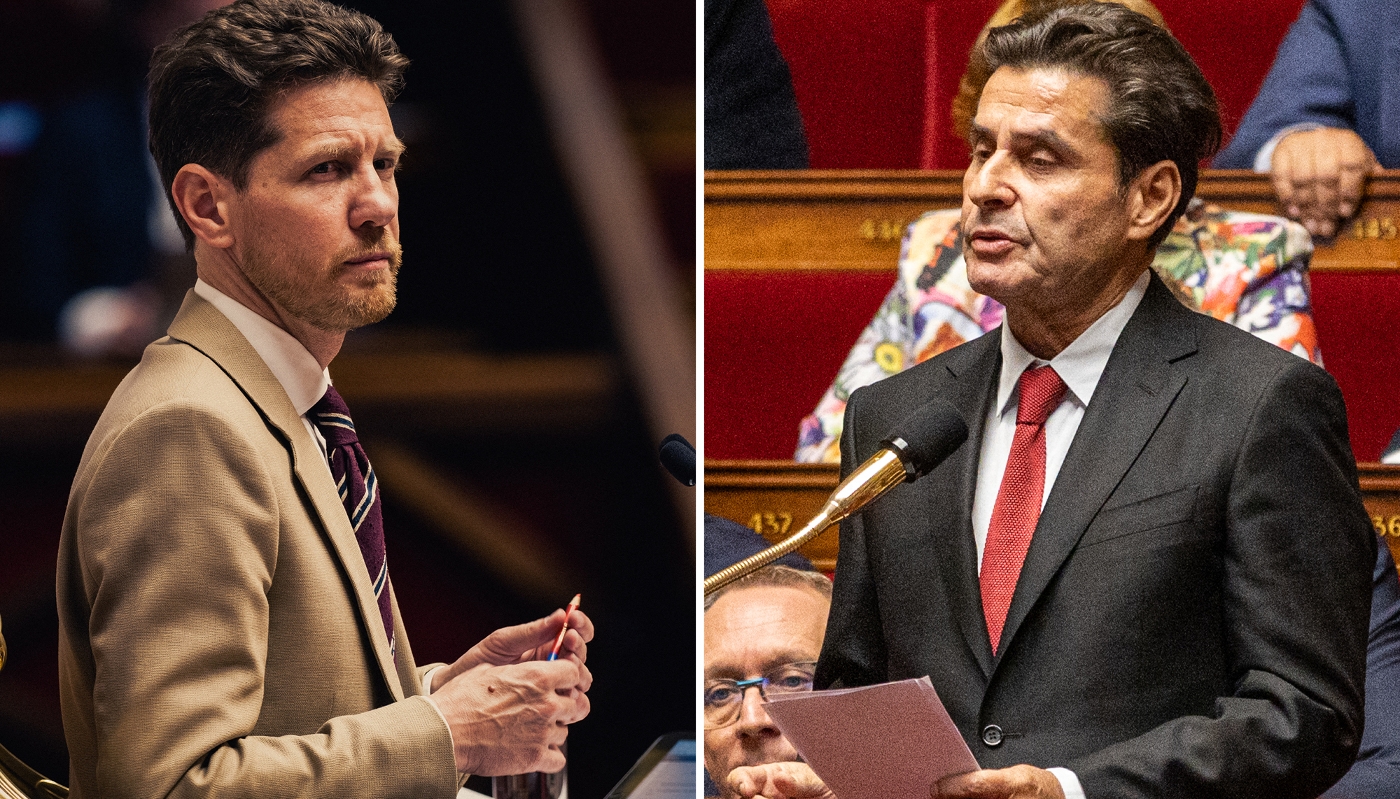 Les députés Jérémie Iordanoff (Les Écologistes) et Marc Pena (PS).