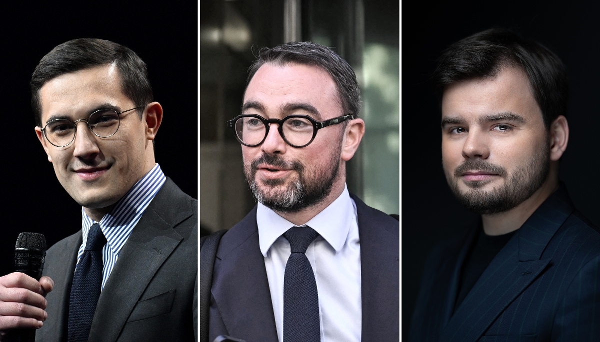 Jules Torres, Victor Chabert et Gauthier Le Bret.