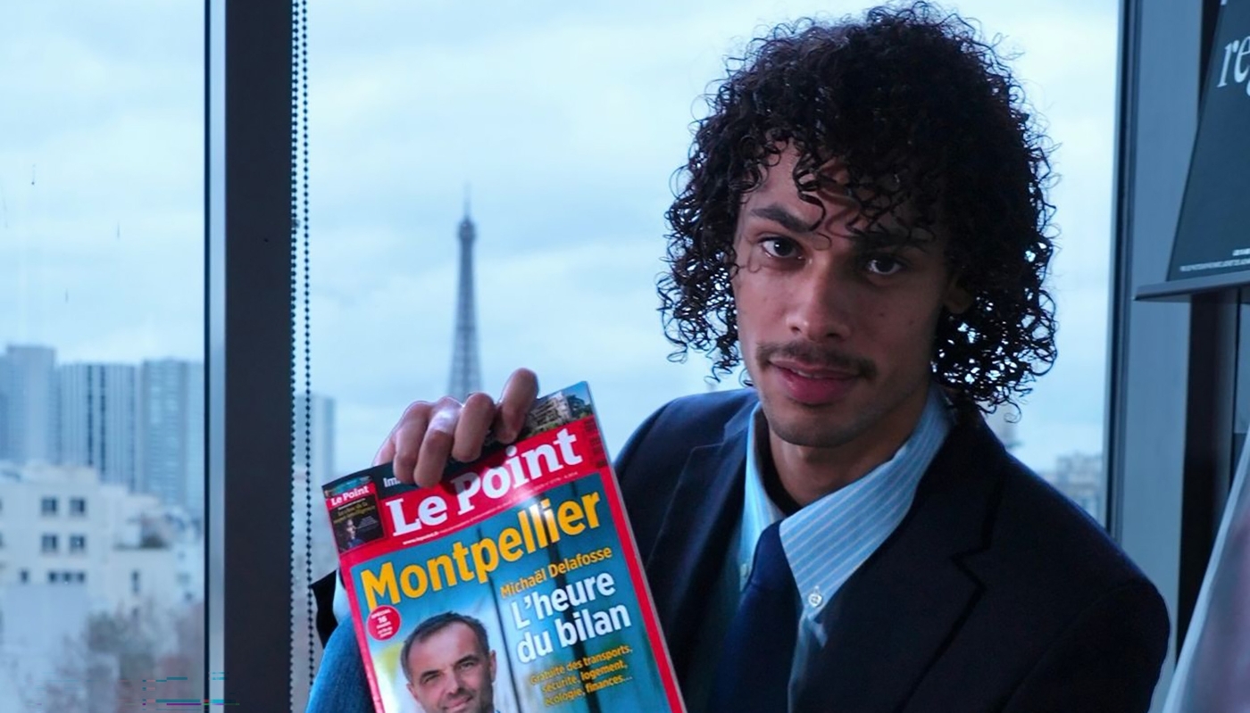 Lucas Moulard, influenceur et chroniqueur au Point.