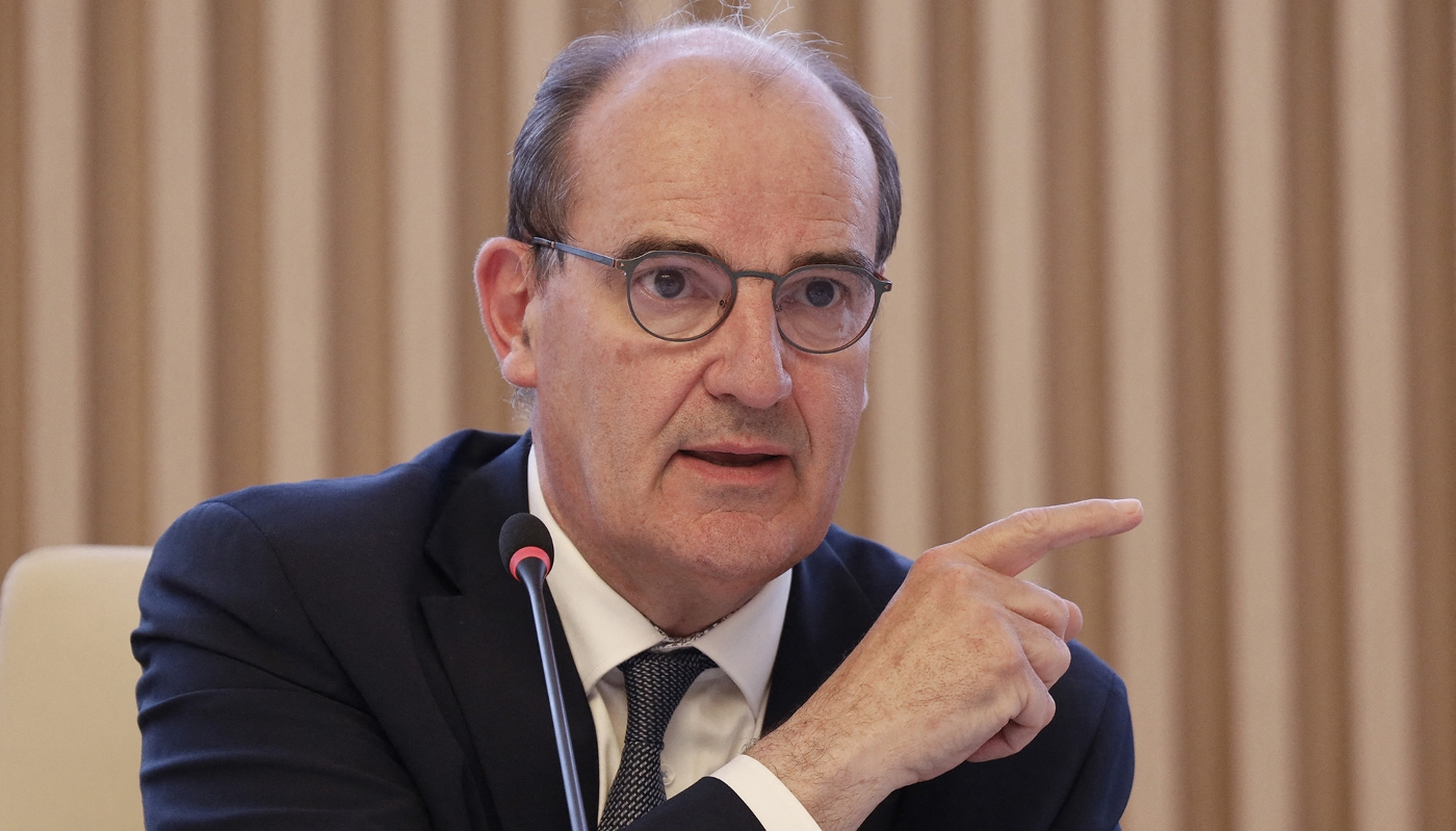 Jean Castex, PDG de la RATP, auditionné le 20 mai 2025 avec les dirigeants de la SNCF, autres opérateurs des transports publics, par Ile-de-France mobilités, au siège de la région, à Saint-Ouen (Seine-Saint-Denis).