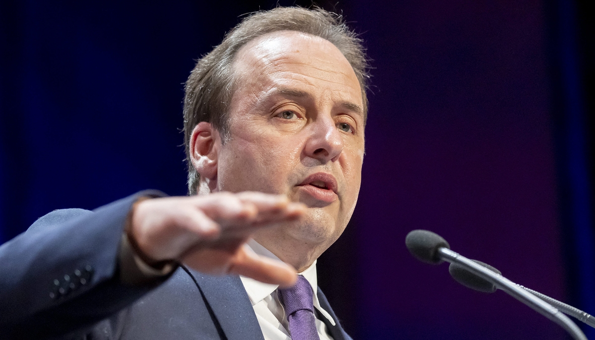 Jean-Christophe Lagarde, à Vincennes, le 22 janvier, 2022.