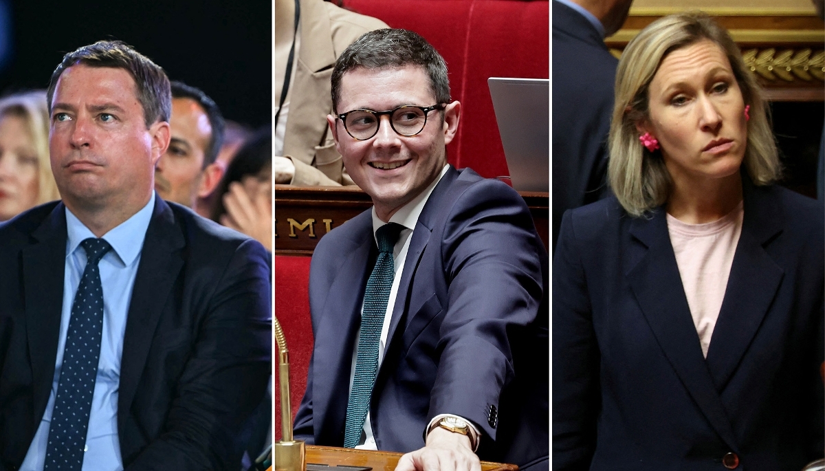 De gauche à droite, Jean Terlier, Vincent Caure et Laure Miller. 