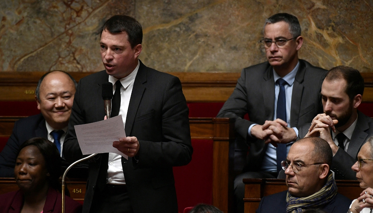 Le député Jean Terlier, à l'Assemblée en février 2019.