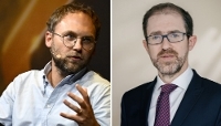 Le CEO d'Alan, Jean-Charles Samuelian-Werve, et le directeur général d'Allianz France, Rémi Saucié.