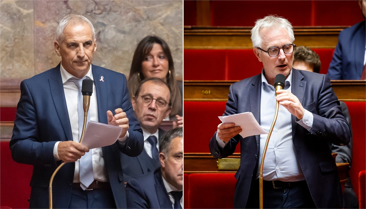 Les députés Jean-Luc Fugit et Charles Fournier.