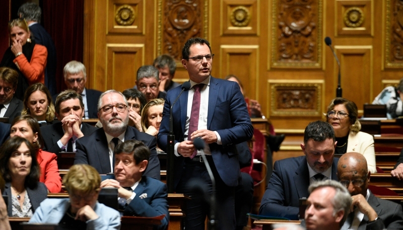 Jérôme Durain, au Sénat, le 15 mai 2024.