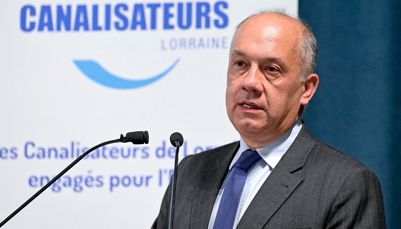 Jérôme Lionet, directeur général de Saint-Gobain PAM, à Pont-à-Mousson (54), le 21 mars 2025.