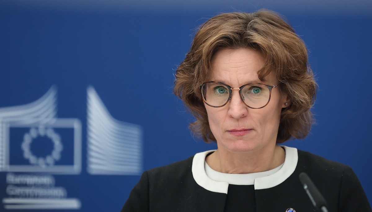 La commissaire européenne chargée de l'environnement, Jessika Roswall.