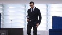 L'eurodéputé RN Jordan Bardella, au Parlement européen à Strasbourg, le 21 janvier 2026.