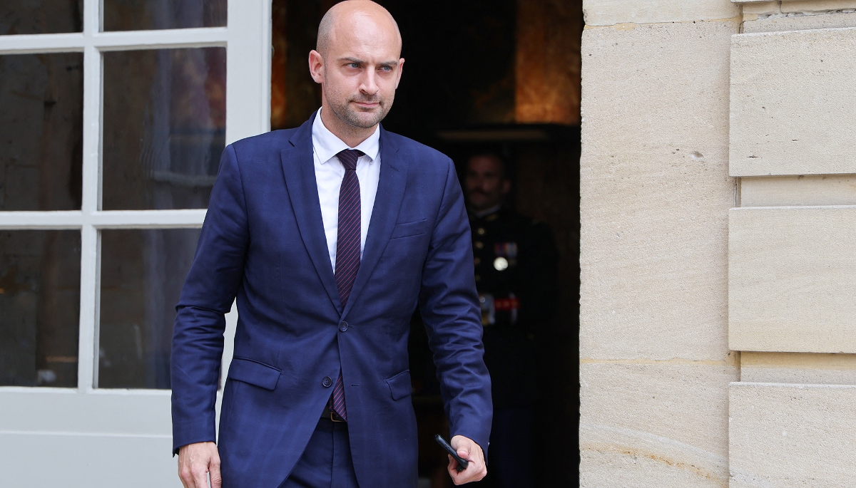 Jean-Noël Barrot, le 31 juillet 2024 à Matignon.