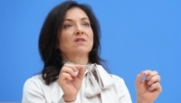 German Economy Minister Katherina Reiche on October 8, 2026, in Berlin.