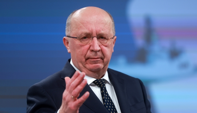 Andrius Kubilius, à Bruxelles, le 19 mars 2025.