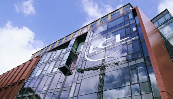 Siège de la banque LCL, à Villejuif en région parisienne.