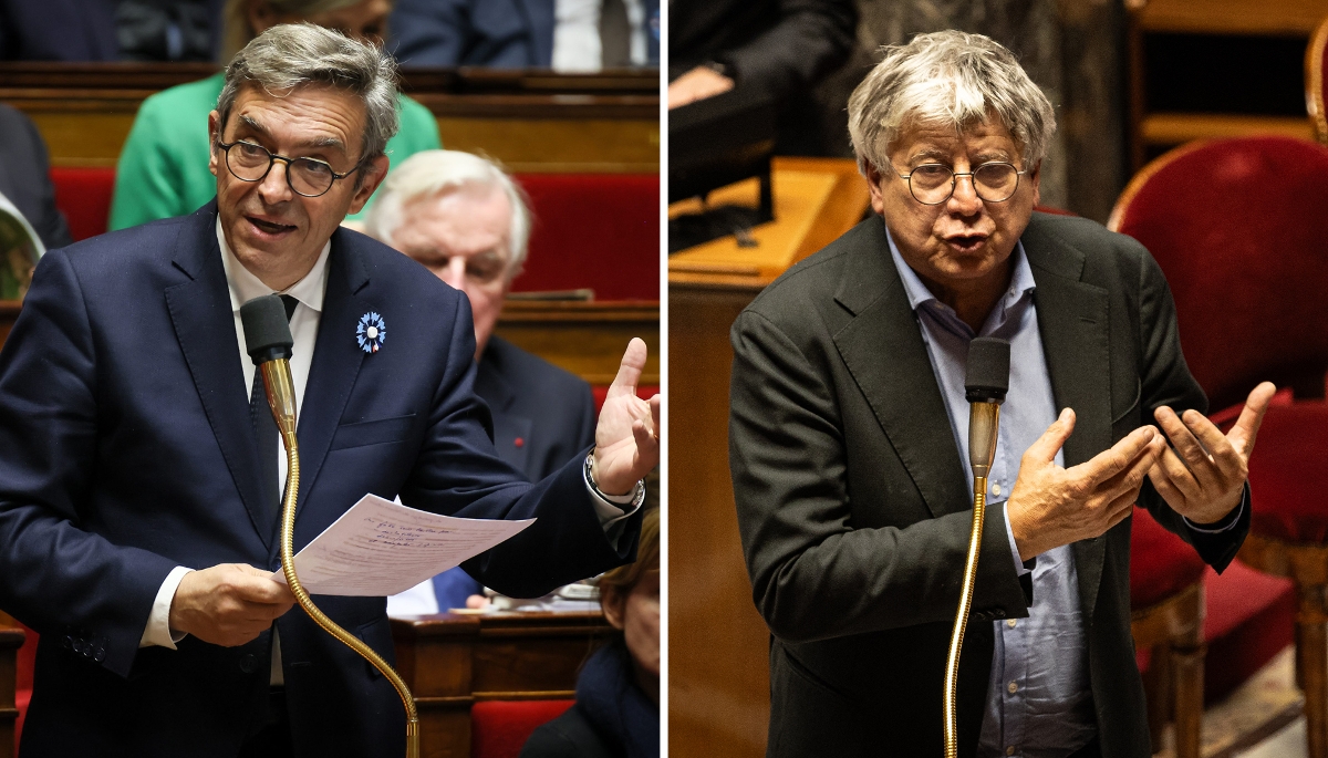 Daniel Labaronne et Éric Coquerel.