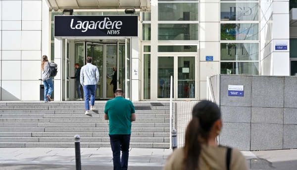 Siège de Lagardère News, rue des Cévennes à Paris. 