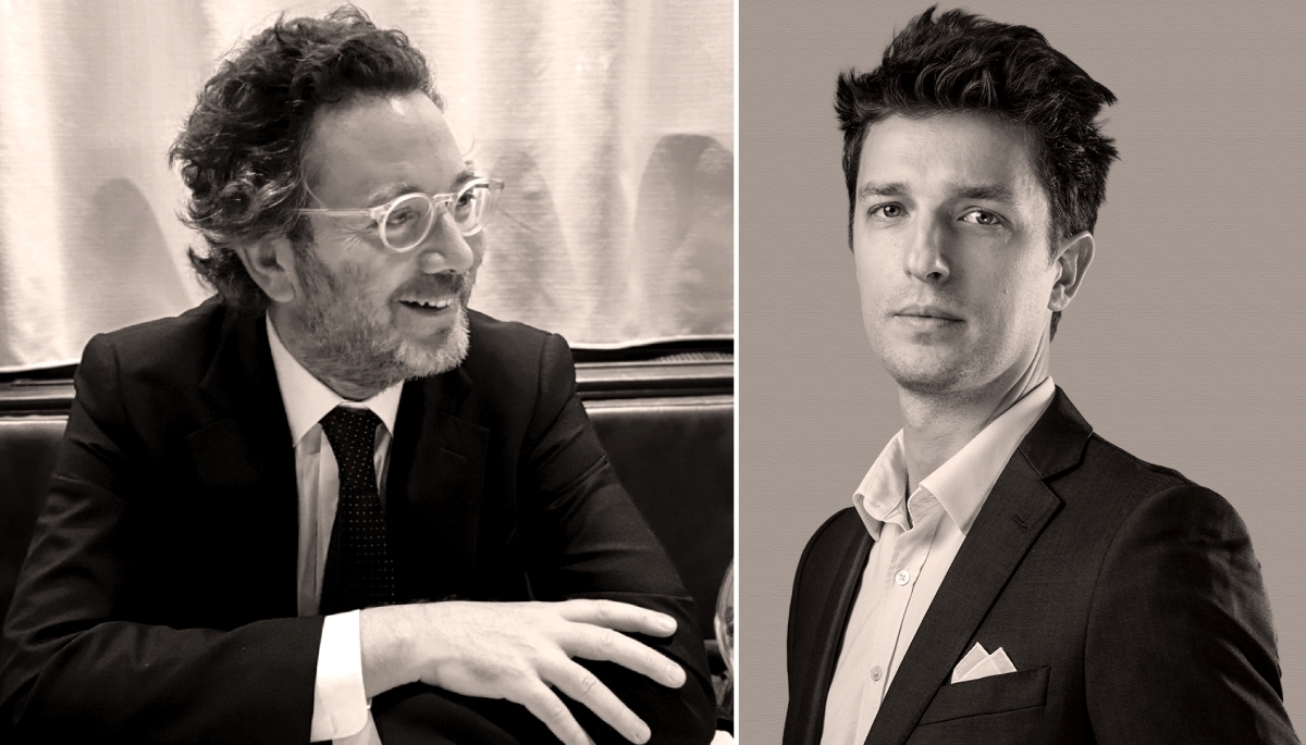 Alexis Morel, qui pilote le nouveau fonds défense chez Latour Capital, et Lucas Le Bell, confondateur de Cerbair.