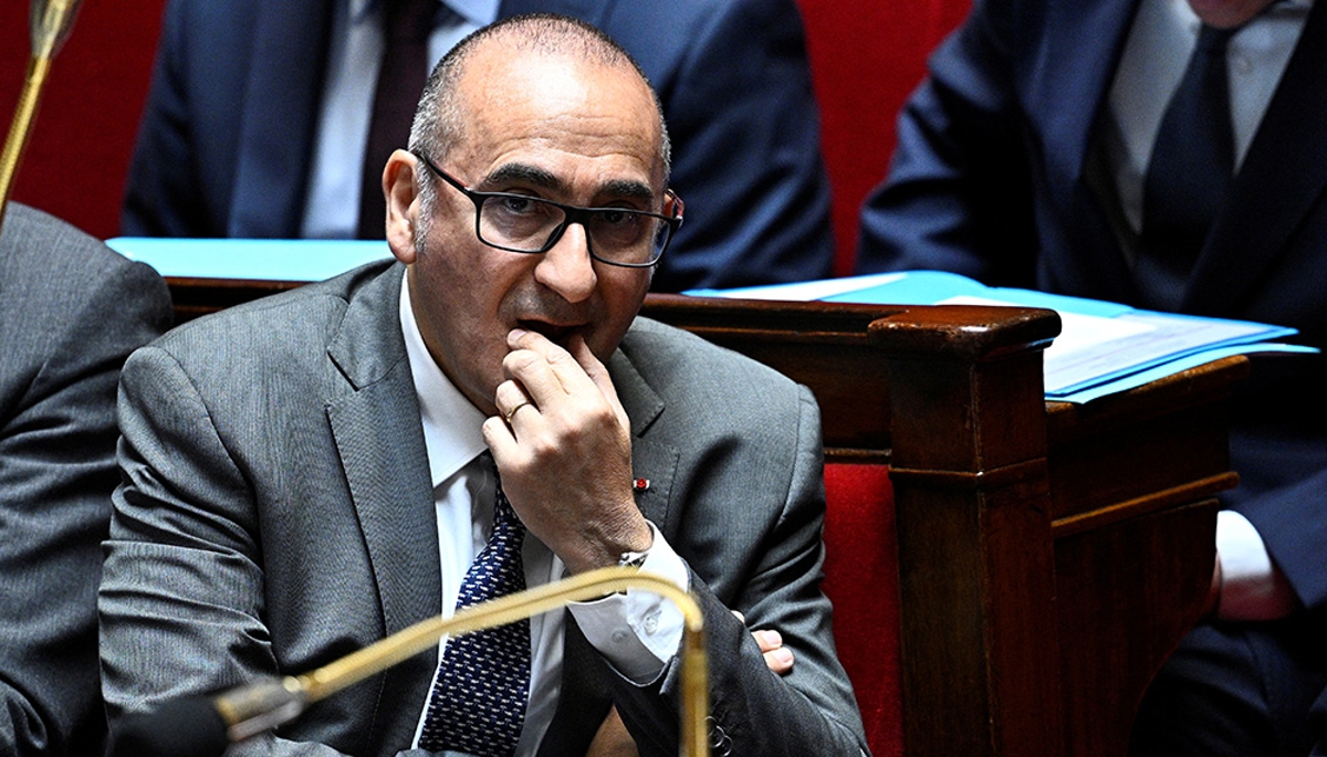 Le ministre de l'intérieur Laurent Nuñez, sur le banc du gouvernement à l'Assemblée nationale, durant la séance des questions au gouvernement, le 20 mai 2026.
