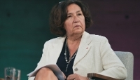 Laurence Poirier-Dietz, directrice générale de GRDF, lors du 25e colloque annuel du SER (Syndicat des énergies renouvelables), en septembre 2024.