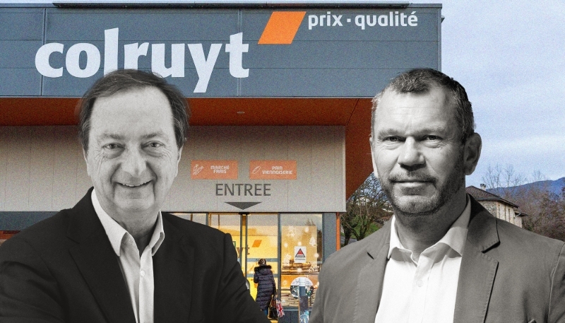 Michel-Édouard Leclerc et Thierry Cotillard.