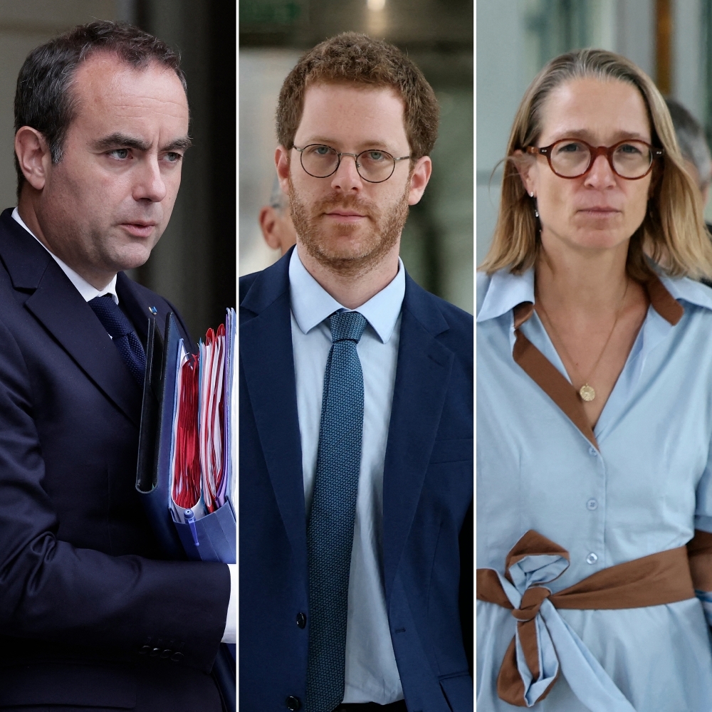 Sébastien Lecornu, David Amiel et Amélie Verdier.