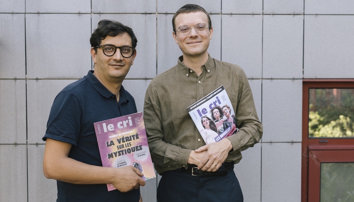 Paul Piccarreta et Théo Moy, cofondateurs du Cri.