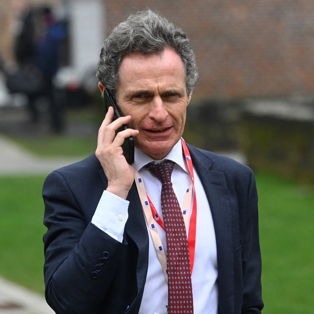 L'ambassadeur Philippe Léglise-Costa, lors de la retraite informelle des dirigeants de l'UE au château d'Alden Biesen, à Rijkhoven, en Belgique, le 12 février 2026.