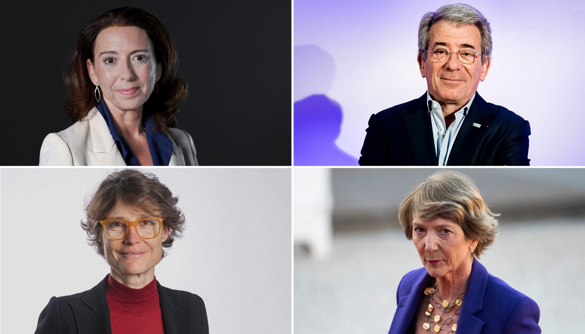Angeles Garcia-Poveda, Michel Landel,  Isabelle Boccon-Gibod et Stéphane Pallez.