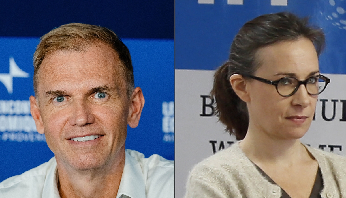 Christophe Jakubyszyn et Clémence Lemaistre.