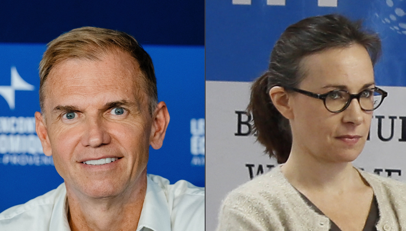 Christophe Jakubyszyn et Clémence Lemaistre.