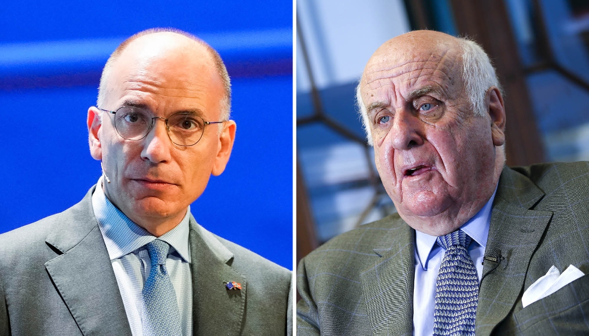 Enrico Letta et Étienne Davignon.