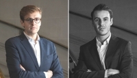 Étienne de La Rivière et Jolan Rey-Giraud, conseillers en gestion de fortune chez Letus Private Office.