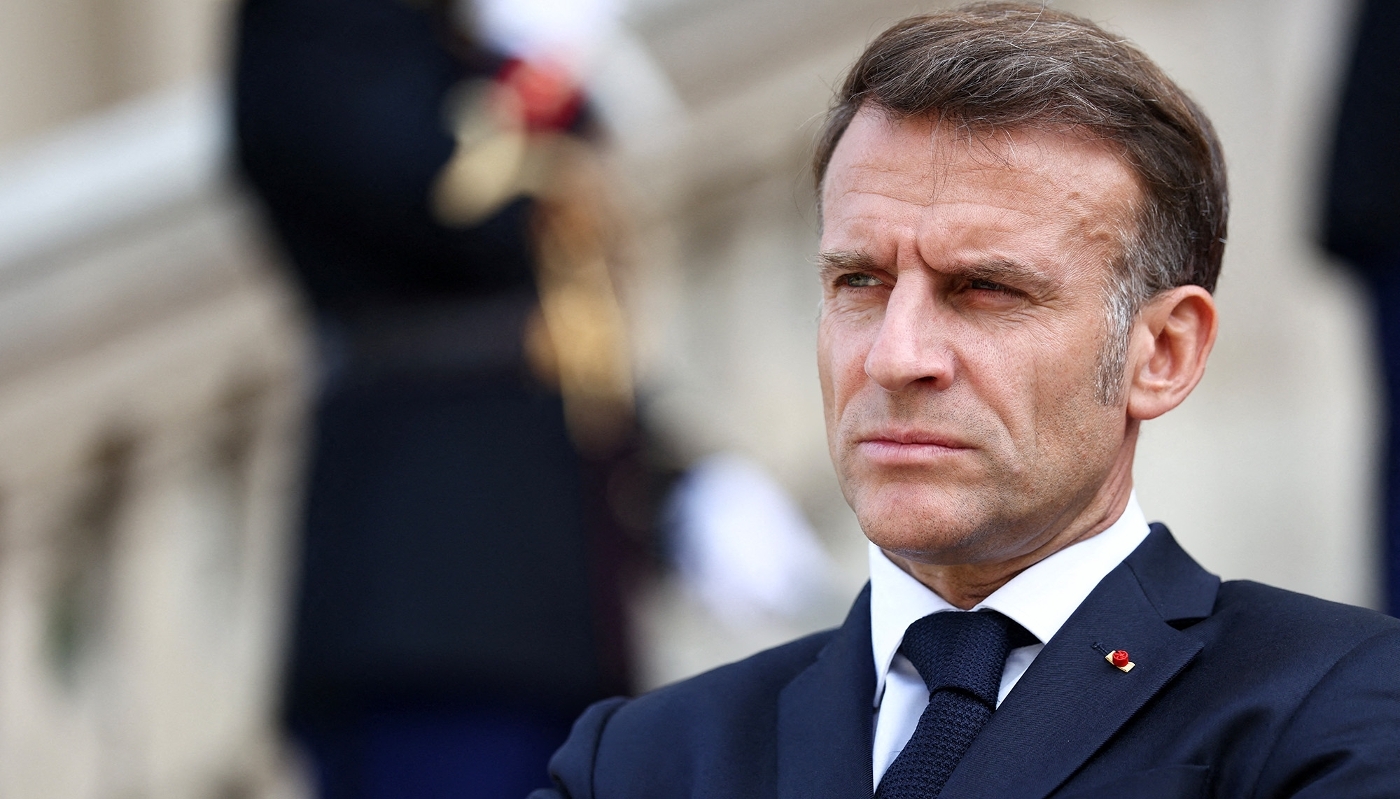 Emmanuel Macron, à l'Hôtel des Invalides à Paris, le 13 juillet 2026.