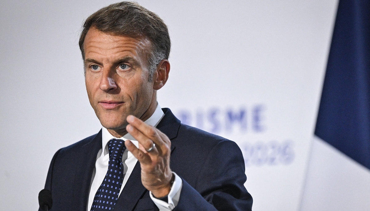 Emmanuel Macron à Bobigny, près de Paris, le 4 septembre 2026.