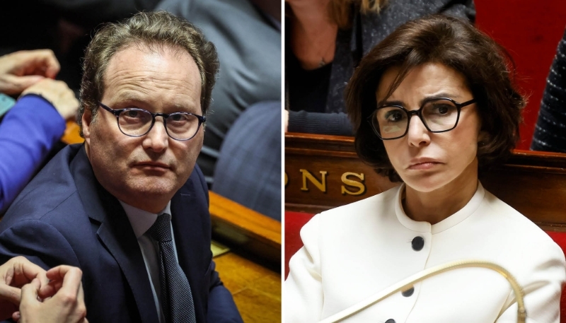 Sylvain Maillard et Rachida Dati.