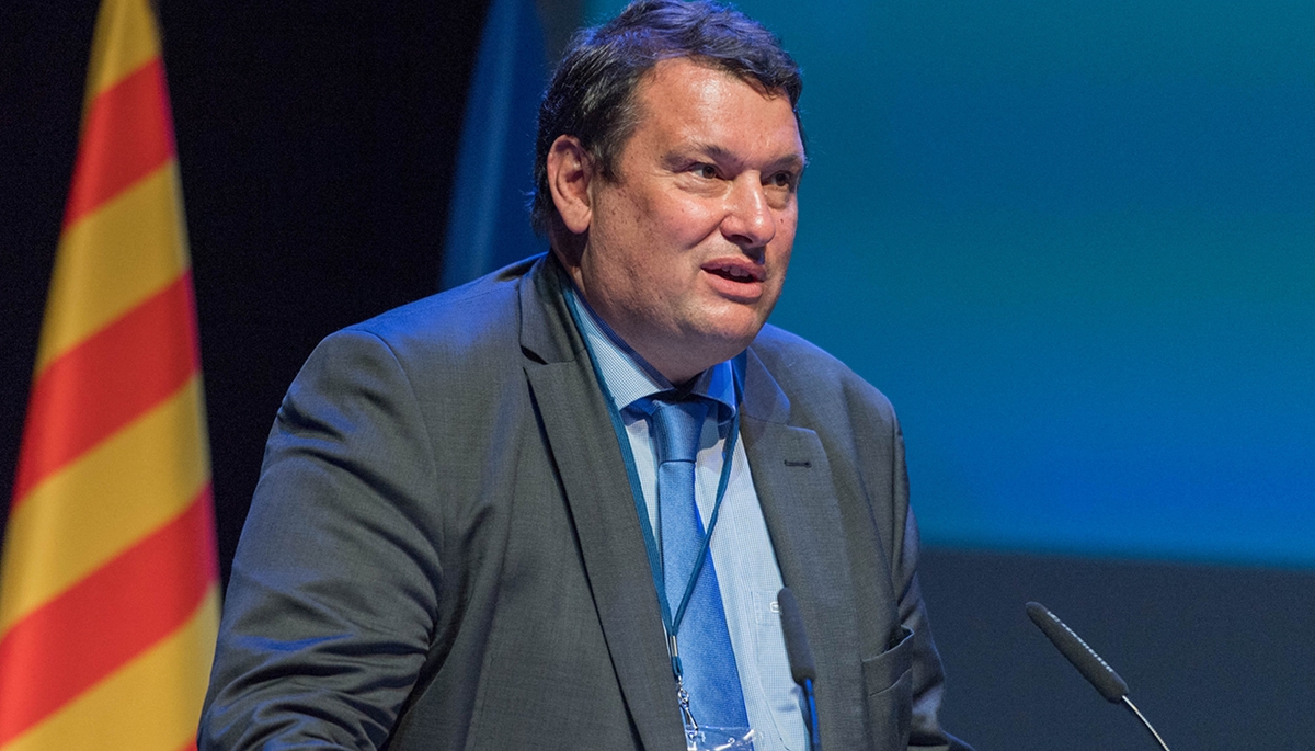 Hervé Martel, lors d'une conférence à Marseille, le 8 février 2022.