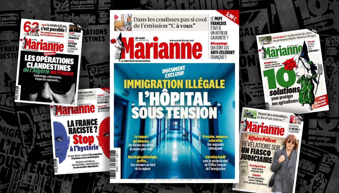 À l'issue du premier semestre 2025, Marianne s'est écoulé à 18 000 exemplaires en moyenne chaque semaine.